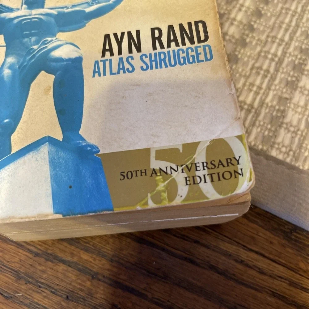 Atlas Shrugged Ayn Rand 50th Anniversary Edition Vintage‎ Paperback Book